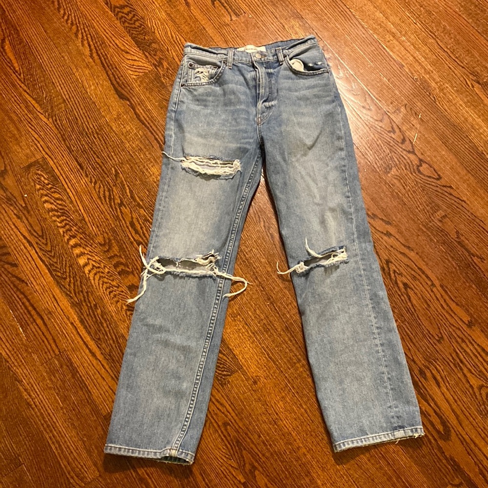 Reformation Distressed High Rise Cynthia Jean
